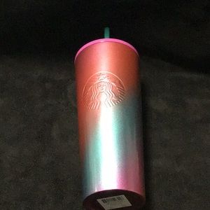 New Starbucks Spring 2022 Tumbler Shimmer Ombré Stainless Steel